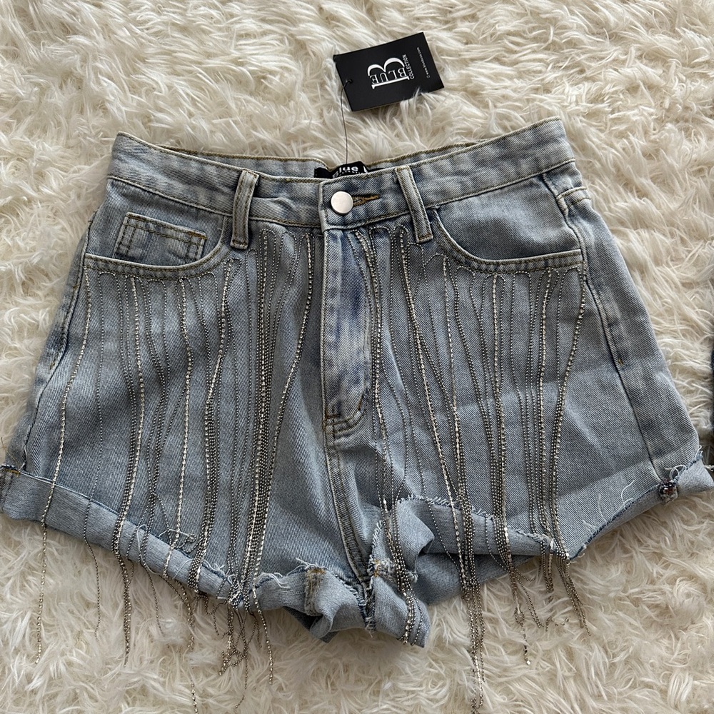 Rhinestone shorts